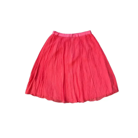 J Crew Pink Crepe Double Layer Skirt  Size 10 Skirt Vintage - Picture 2 of 7